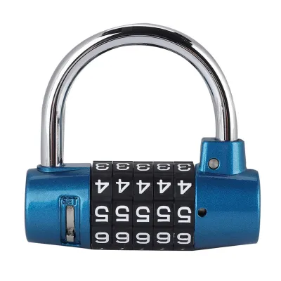 Immagine prodotto di Lucchetto a codice, lucchetto a codice, lucchetto a combinazione, lucchetto con password, lucchetto a 5 cifre, lucchetto a 5 cifre, lucchetto a codice della valigia