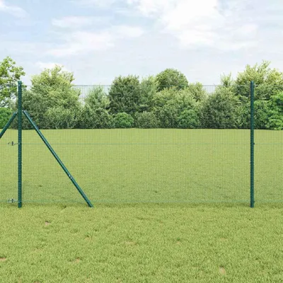 Produktbild von "Spring Sale"Geschweißter - elegantes Design - Maschendrahtzaun - Drahtzaun Grün 1,2x10 m NEU590498 - Metallzäune