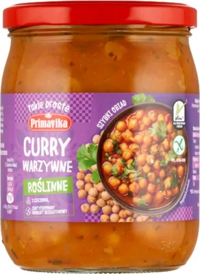Zdjęcie produktu dla CURRY WARZYWNE BEZGLUTENOWE 470 g - PRIMAVIKA
