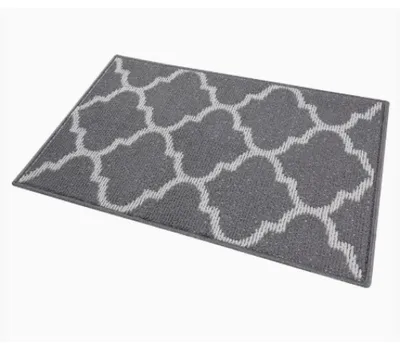 Produktbild von Fußmatte für den Innenbereich, rutschfest, saugfähig und schmutzabweisend, maschinenwaschbar, flache Fußmatte für den Eingangsbereich – 50 × 80 cm