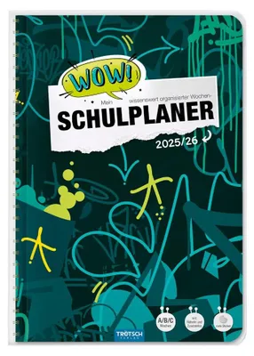 Produktbild von Trötsch Schulplaner WOW Graffiti 25/26
