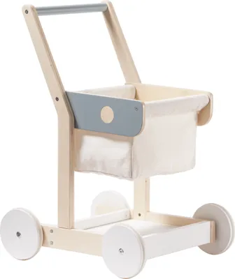 Produktbild von Kids Concept Einkaufswagen aus Holz, ab 3 Jahren, für den Kaufladen