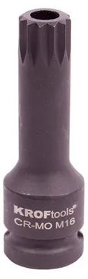 Immagine prodotto di Inserto XZN (Spline) a impatto con foro, M16, 1/2” Kroftools