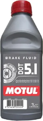 Produktbild von MOTUL 105836 DOT 5.1 Bremsflüssigkeit Brems Flüssigkeit 1L Brake Fluid