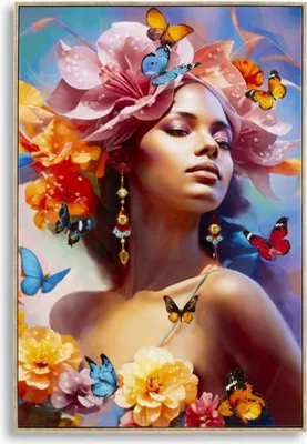 Image de Mauro Ferretti Tableau Marty avec cadre 62x4x92 cm