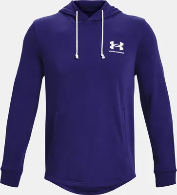 Produktbild von UNDER ARMOUR Rival French Terry Hoodie Herren 468 - sonar blue/onyx white XL