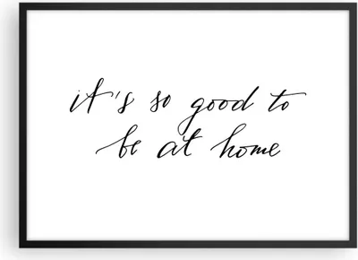 Produktbild von Gerahmtes Poster - Schwarzer Rahmen - Motto Glück Haus - 70x50 cm - Wand Bild - Wanddeko - Wandbilder - Kunstposter - Wandposter - Bilderrahmen - Bilder - Kunstdruck - Wanddekoration - P2BAA70x50-4386