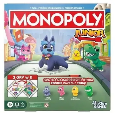 Produktbild von Monopoly Junior, 4 Jahr(e), 20 min