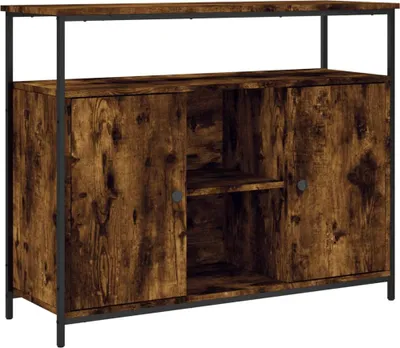 Obrázek produktu pro vidaXL Příborník kouřový dub 100x35x80 cm odvozený výrobek ze dřeva