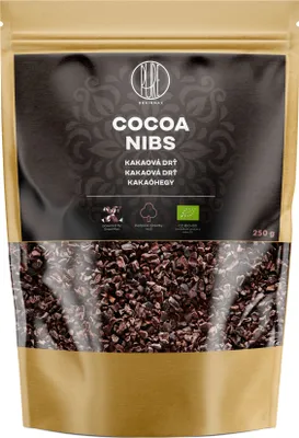 Obrázok produktu pre Drvené Kakaové Bôby, Nepražené, RAW, 250 g