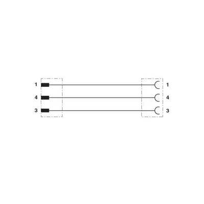 Zdjęcie produktu dla Sac-3P-M12Ms/10,0-Pur/M12Fs