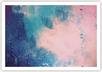 Produktbild von Poster - Poster ohne Rahmen - Abstraktion Rosa Blau - 100x70 cm - Wand Bild - Wanddeko - Wandbilder - Kunstposter - Wandposter - Bilder - Kunstdruck - Wanddekoration - Wandbild - P2XAA100x70-4856