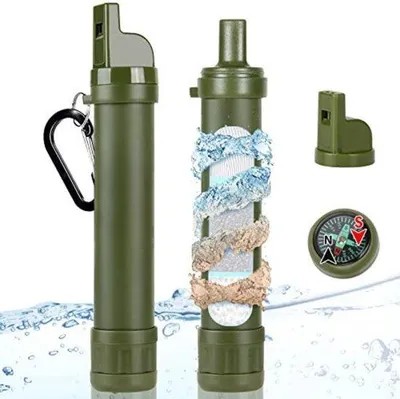 Produktbild von Famanu Wasserfilter Survival - Kompakt und tragbar - Outdoor Wasserreinigung