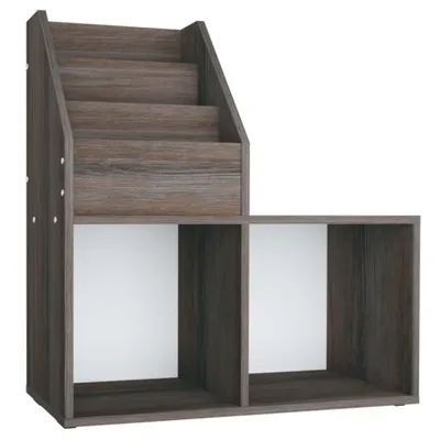 Produktbild von Kinder-Bücherregal Grau Sonoma-Eiche 71x30x78,5cm Holzwerkstoff