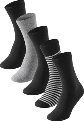 Produktbild von Schiesser Herren-Socken 5 Paar schwarz/grau 43 - 46