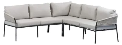 Produktbild von Ecklounge-Set Elvira | Schwarz & Beige