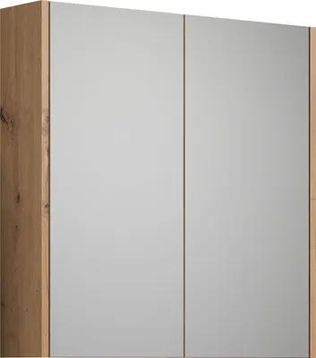 Image de trendteam Touch Armoire de toilette imitation chêne, L/H/P env. 69/70/15 cm