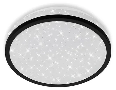 Immagine prodotto di Lampada da soffitto a LED Lampada da soffitto cielo stellato 24W nero Ø21,7cm 4000K Briloner
