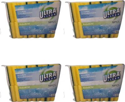 Produktbild von 4 x  Topfschwamm Scheuerschwamm Spülschwamm 10 Stück