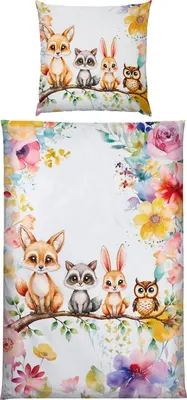 Produktbild von REDBEST Kinder-Bettwäsche bunt 1x 135x200 cm + 1x 80x80 cm