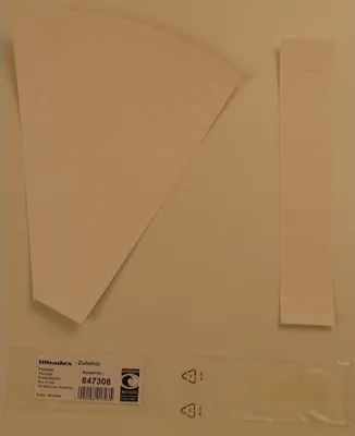 Produktbild von Einsteckkarten für 20mm Einsteckschiene 50x17mm VE=170 Stück weiß