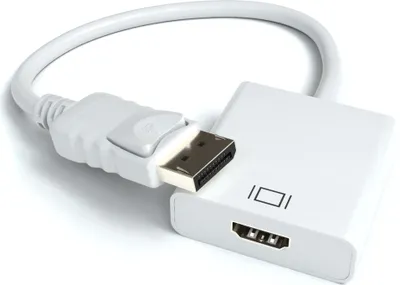 Produktbild von DisplayPort zu HDMI A Female Adapter - Weiß || 2er Set