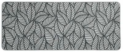 Zdjęcie produktu dla LUANCE Mata kuchenna, mata podłogowa, mata przy drzwiach, 50 x 120 cm, kolor szary. Mata wejściowa, mata antypoślizgowa, mata do zbierania brudu
