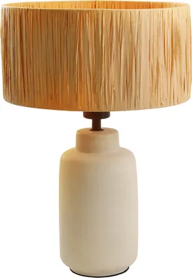 Produktbild von Olucia - DAISY - Tischlampe - Braun/Weiß