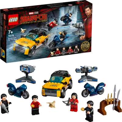 Produktbild von LEGO 76176 Marvel Super Heroes Flucht vor den zehn Ringen, Bauset mit Minifiguren, Spielzeugauto und Zubehör, Spielzeug ab 7 Jahre