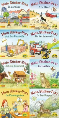 Obrázok produktu pre Pixi-8er-Set 199: Meine Sticker-Pixis (8x1 Exemplar)