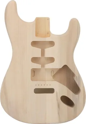 Immagine prodotto di Corpo di chitarra elettrica in legno di pioppo, non laccato, ricambio per ST Style Standard HSH Route
