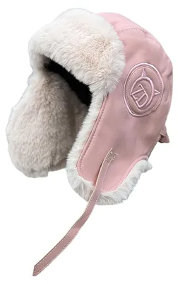 Produktbild von Winter-Bombermütze für Damen mit Plüschfutter, einfarbigem Ohrenschutz, flauschig, winddicht, mit Buchstabenstickerei und Ohrenklappen für Outdoor-Aktivitäten