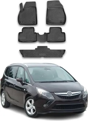 Image de OMAC Tapis de sol pour Opel Zafira Tourer C 2011-2019 7 places en caoutchouc