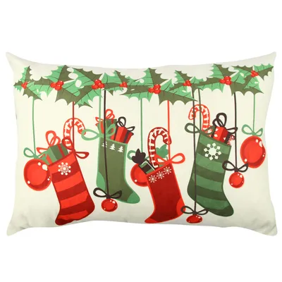 Produktbild von Evila Originals, A50829- GRC3153, Bunt, Kopfkissen, 50% Baumwolle / 50% Polyester