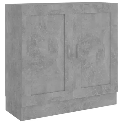 Produktbild von vidaXL Bücherschrank Betongrau 82,5x30,5x80 cm Holzwerkstoff