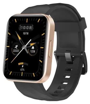Produktbild von Smartwatch mit Telefonfunktion 100+ Sportmodi für Damen und Herren Schwarz