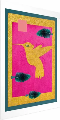 Produktbild von Posterpapier Poster - Golden Hummingbird 60x90 cm Tiere g-C-0138-ao-a