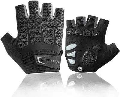 Immagine prodotto di Guanti da ciclismo/sportivi ROCKBROS (S169-BGR) nero-grigio M