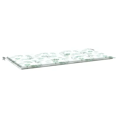 Produktbild von Gartenbank-Auflage Blattmuster 120x50x3 cm Oxford-Gewebe