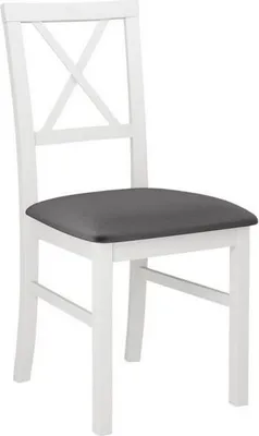 Immagine prodotto di Sedia da pranzo FRATONIA 5 - bianco / grigio scuro