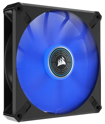 Zdjęcie produktu dla Corsair CO-9050125-WW Lüfter CORSAIR 140*140*25 ML140 LED ELITE   AirGuide Blue
