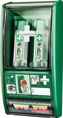 Produktbild von CEDERROTH Augenspülstation, inkl. 2 x 500ml Flaschen