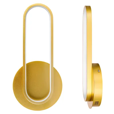 Obrázek produktu pro Nástěnné svítidlo MasterLED - 430×200×50 mm - 4000K - 1100 lm/13 W - zlaté - LED nástěnné svítidlo - zlaté nástěnné svítidlo - GOLDIMO