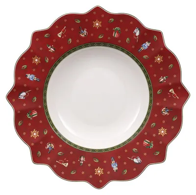 Produktbild von Villeroy & Boch Toy's Delight Suppenteller rot Set 6 Stück - Art.-Nr. 14-8585-2700 - EAN 4057743001180