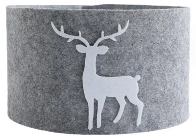 Obrázok produktu pre Obal na vianočný stromček DEERBOX so sobom, šedý