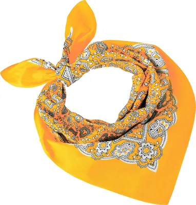 Tobeni 548 Bandana Nickituch in 100 Baumwolle für Damen und Herren Paisley Gelb
