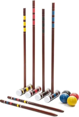 Produktbild von Franklin - Croquet Set 19er-Pack - Holz RD2564 (Einheitsgröße) (Bunt)