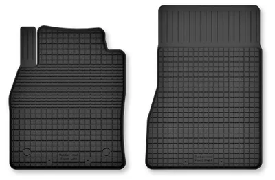 Image de Tapis avant en caoutchouc pour Nissan X-Trail III T32 2013-2017 (SUV) – 2 pièces, noirs, semi-universel, adapté