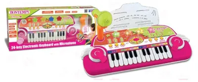 Immagine prodotto di Bontempi tastiera giocattolo 24 tasti con microfono Musica divertente