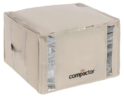 Image de COMPACTOR - Housse de rangement sous vide M - 42 x 40 x H.25 cm - Beige
